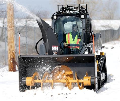 snow blower for cat skid steer|best snowblower for skid steer.